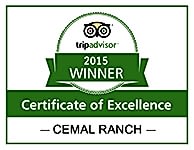 Certificate of Excellence Winner 2015 Cemal Ranch